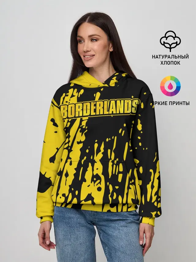 Женское худи с принтом «Borderlands»