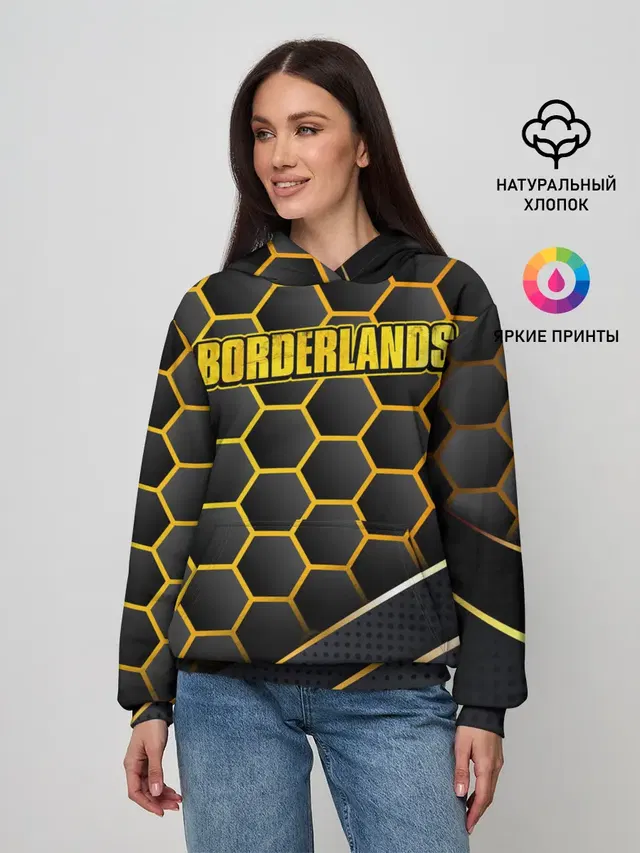 Женское худи с принтом «Borderlands»