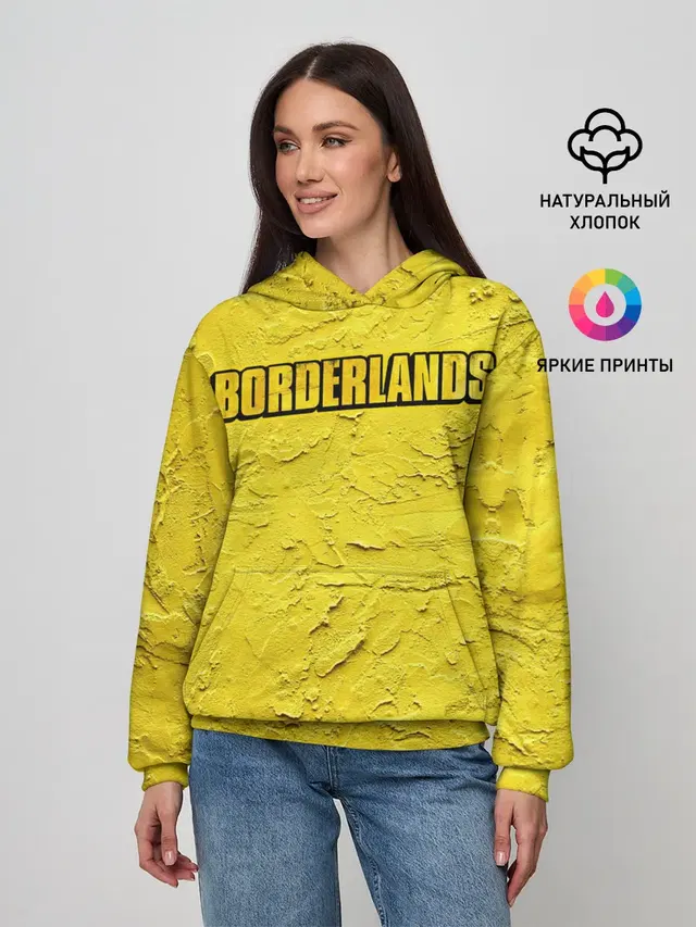 Женское худи с принтом «Borderlands»