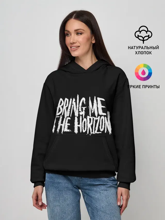 Женское худи с принтом «Bring Me the Horizon»