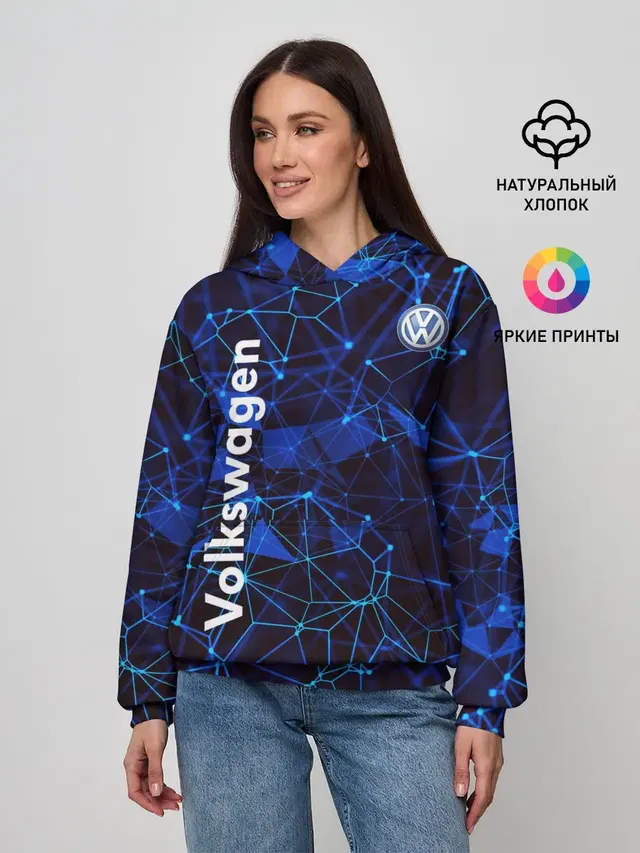 Женское худи с принтом «Volkswagen»