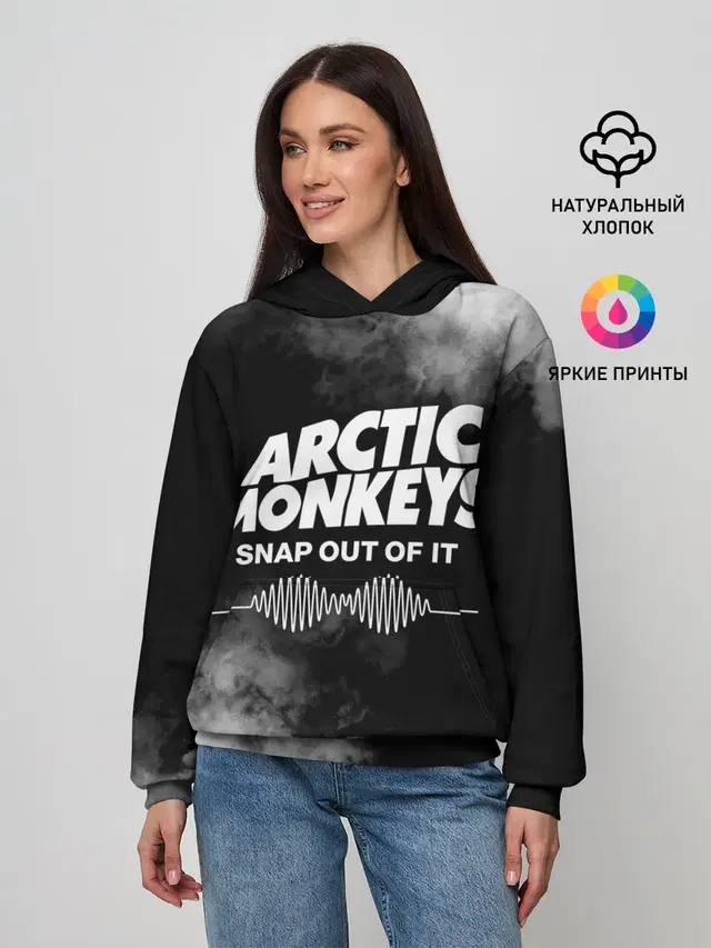Женское худи с принтом «Arctic Monkeys»