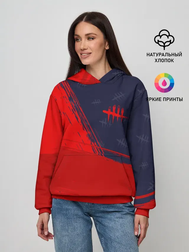 Женское худи с принтом «Tally mark»