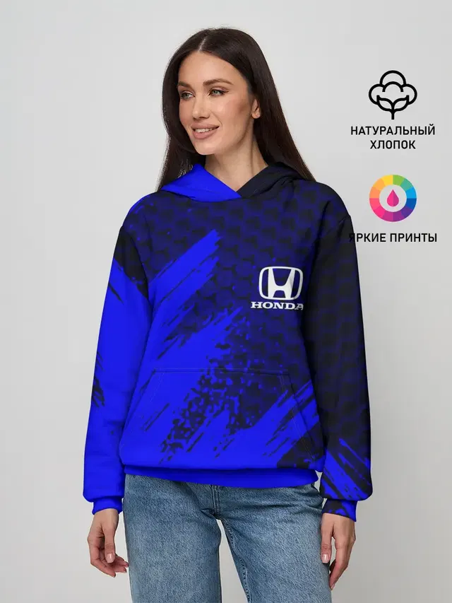 Женское худи с принтом «Brushstroke»