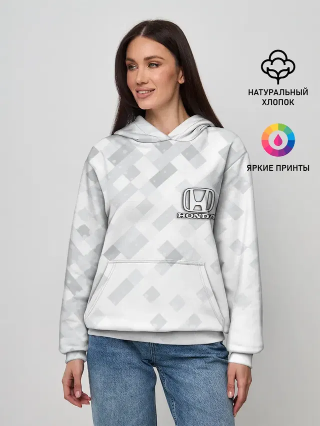 Женское худи с принтом «Abstract geometric pattern»