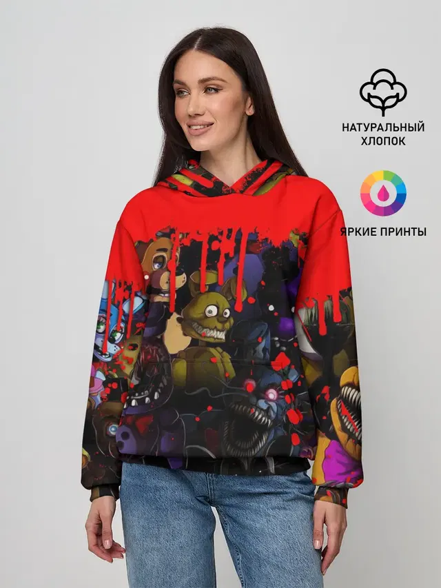 Женское худи с принтом «Bonnie»