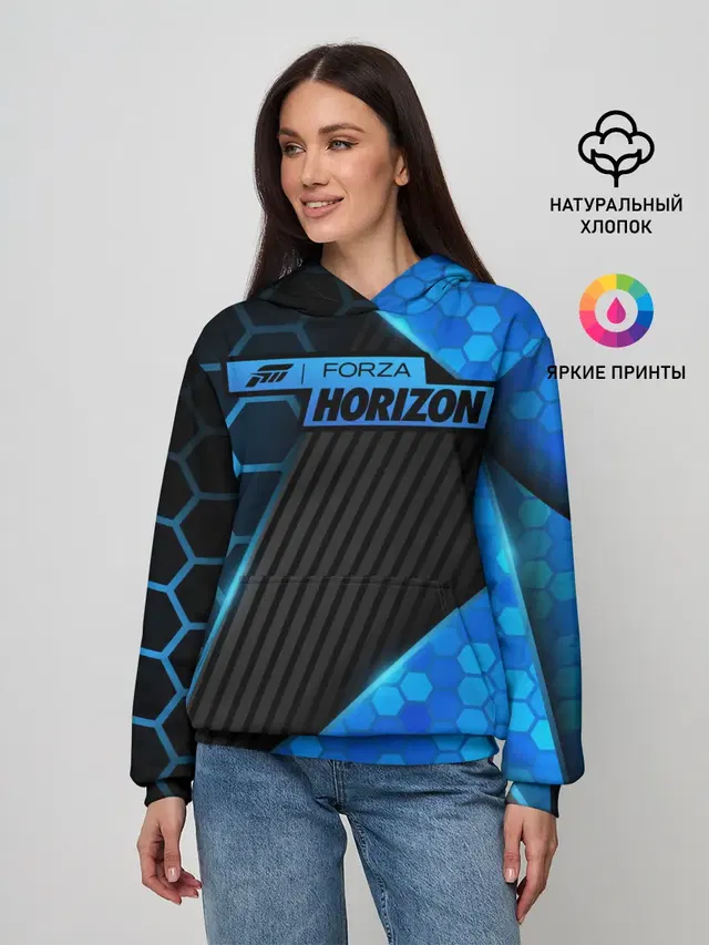 Женское худи с принтом «Forza Horizon»