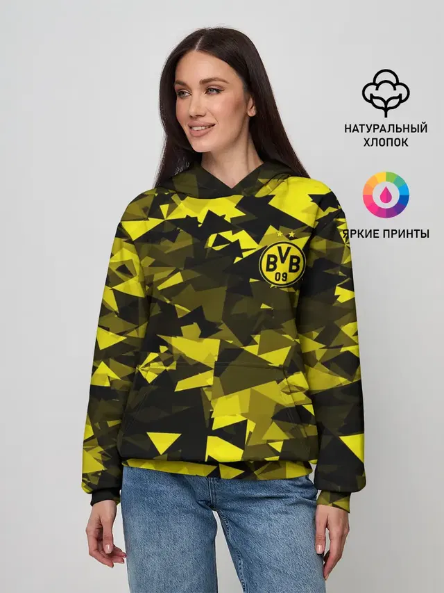 Женское худи с принтом «Borussia | Боруссия»