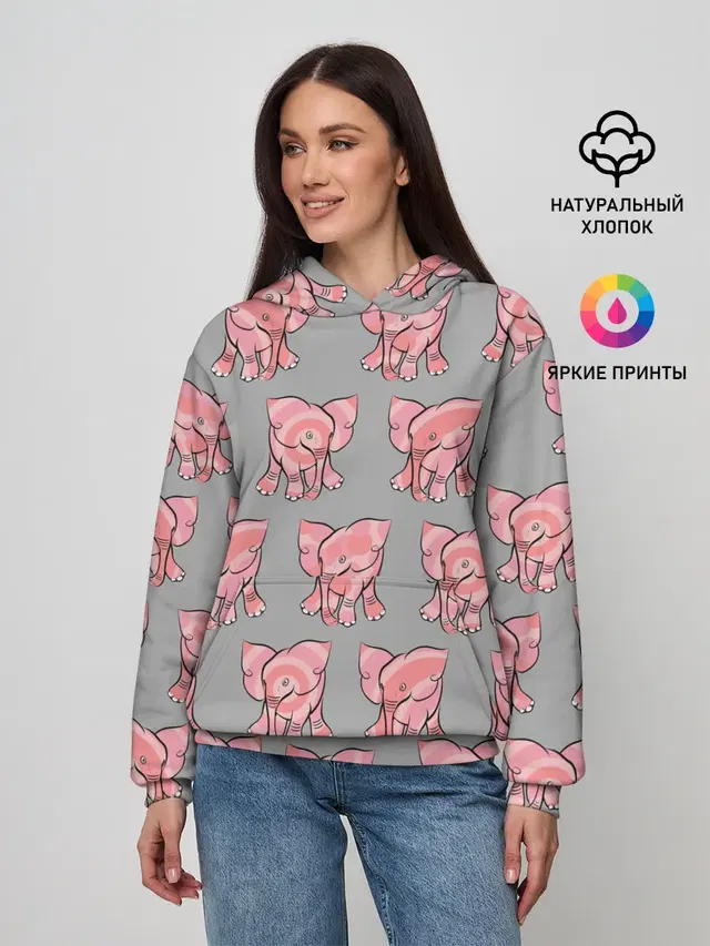 РОЗОВЫЕ СЛОНИКИ ПАТТЕРН