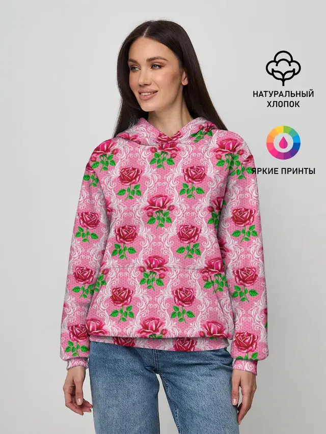 Декор из нежных роз