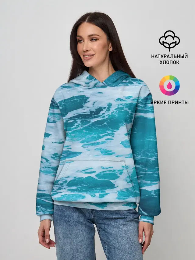 Вода волны пена море