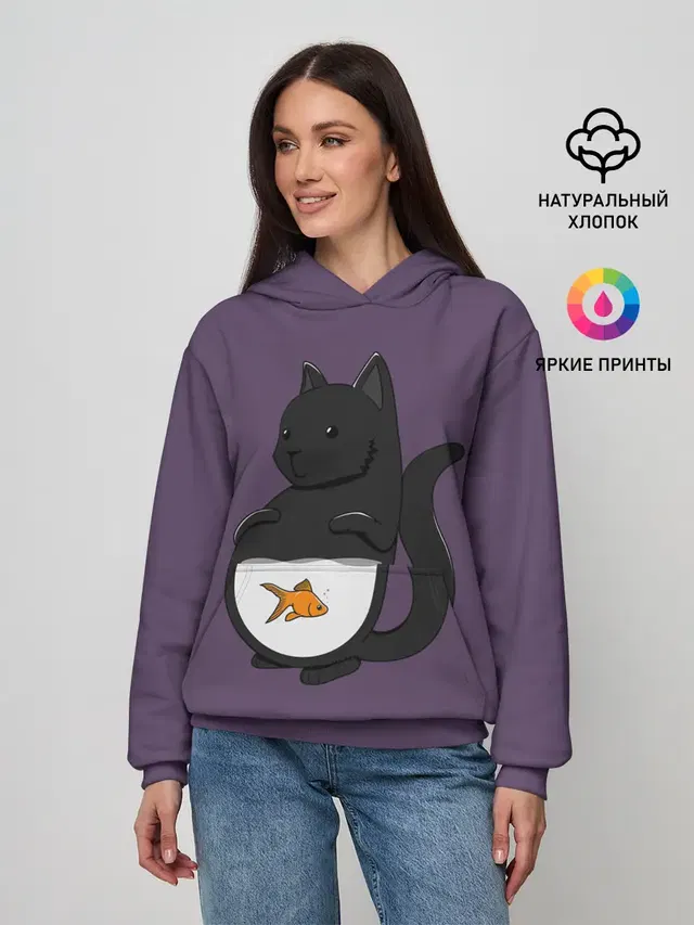 Довольный кот