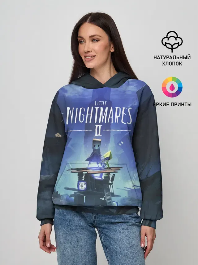 Женское худи с принтом «Little Nightmares — Little Nightmares 2»