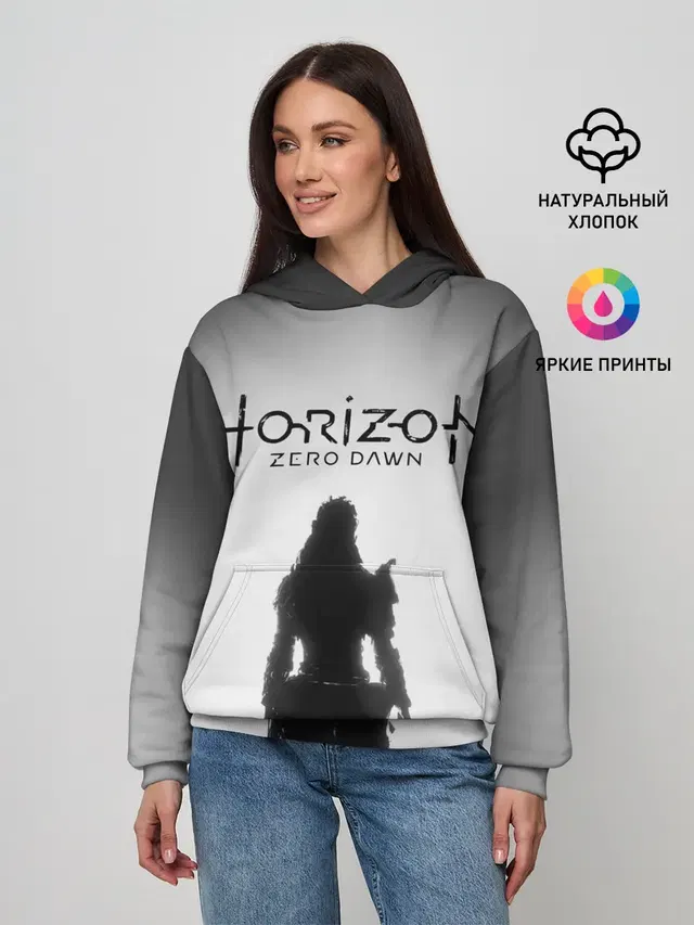 Женское худи с принтом «Horizon Zero Dawn»