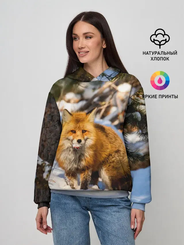 Лиса в лесу
