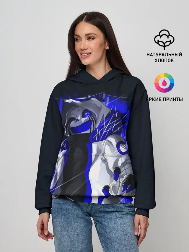 Женское худи с принтом «Skeleton»