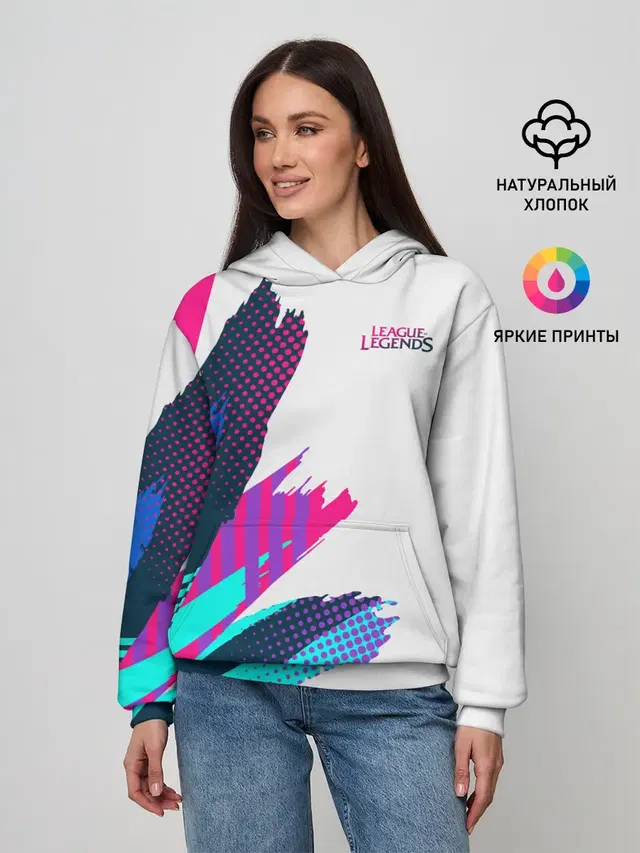Женское худи с принтом «Abstract graphic»