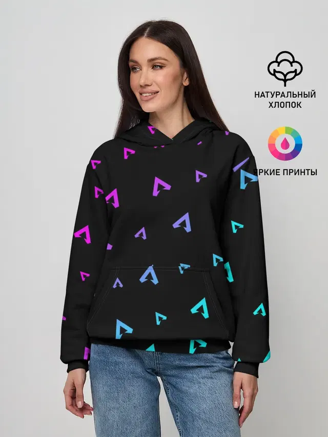 Женское худи с принтом «Pattern — АПЕКС ЛЕГЕНД»