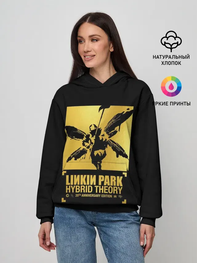 Женское худи с принтом «Hybrid Theory 20th Anniversary»