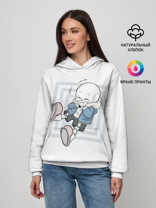 Женское худи с принтом «Undertale»