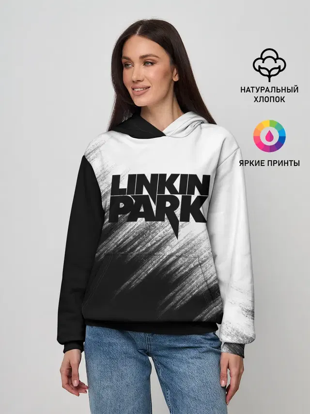 Женское худи с принтом «Linkin Park»