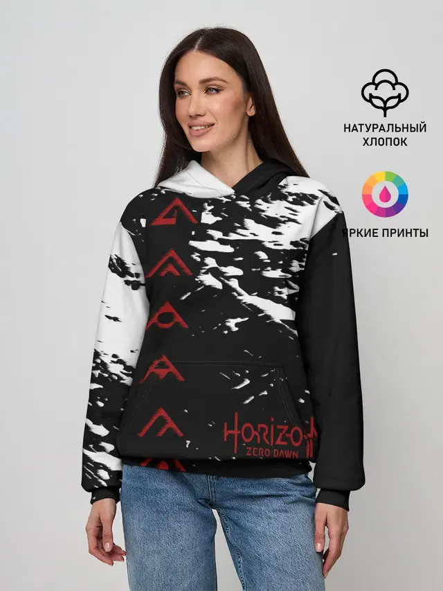 Женское худи с принтом «Horizon»