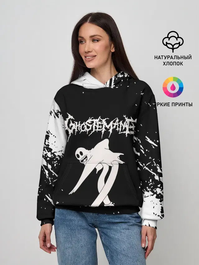 Женское худи с принтом «GHOSTEMANE»