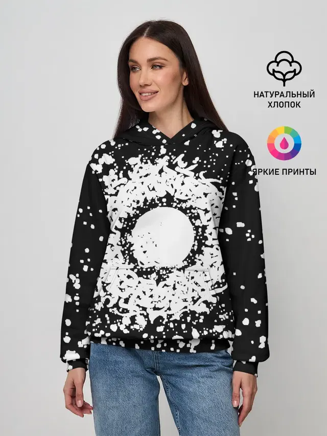 Каллиграфия на чёрном фоне