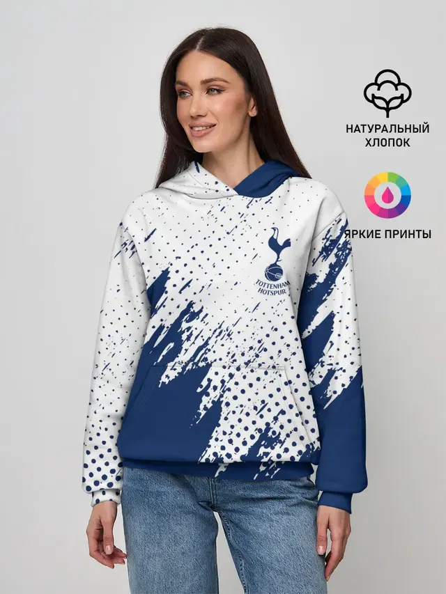 Женское худи с принтом «Tottenham — Tottenham Hotspur.»