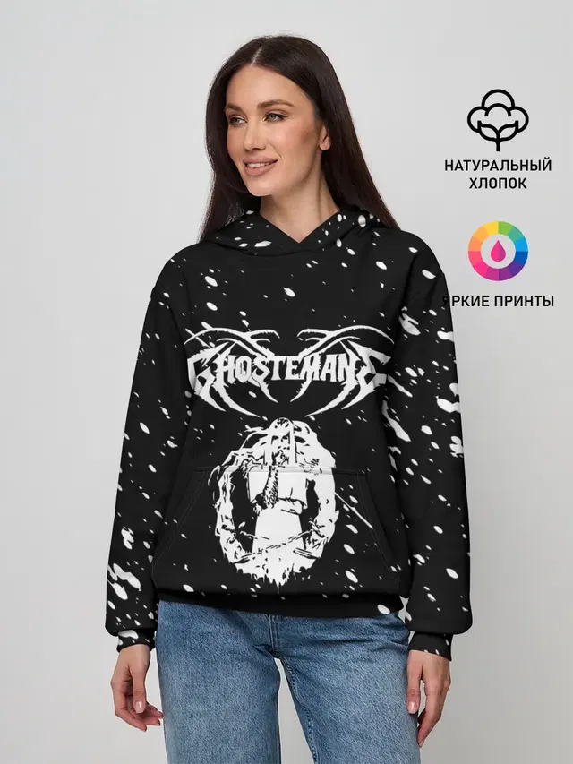 Женское худи с принтом «GHOSTEMANE»