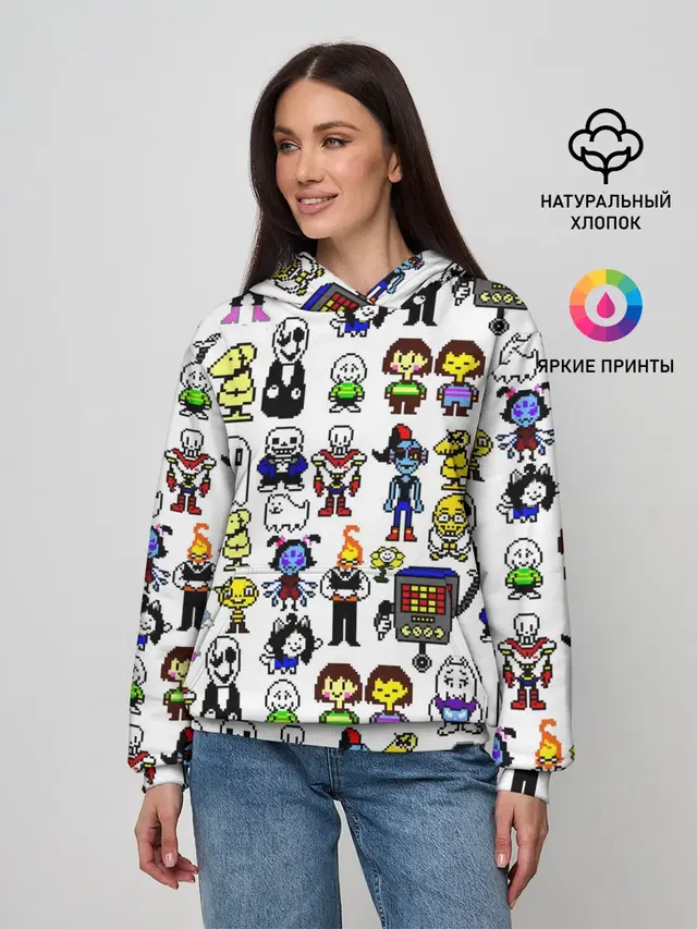 Женское худи с принтом «Mettaton»