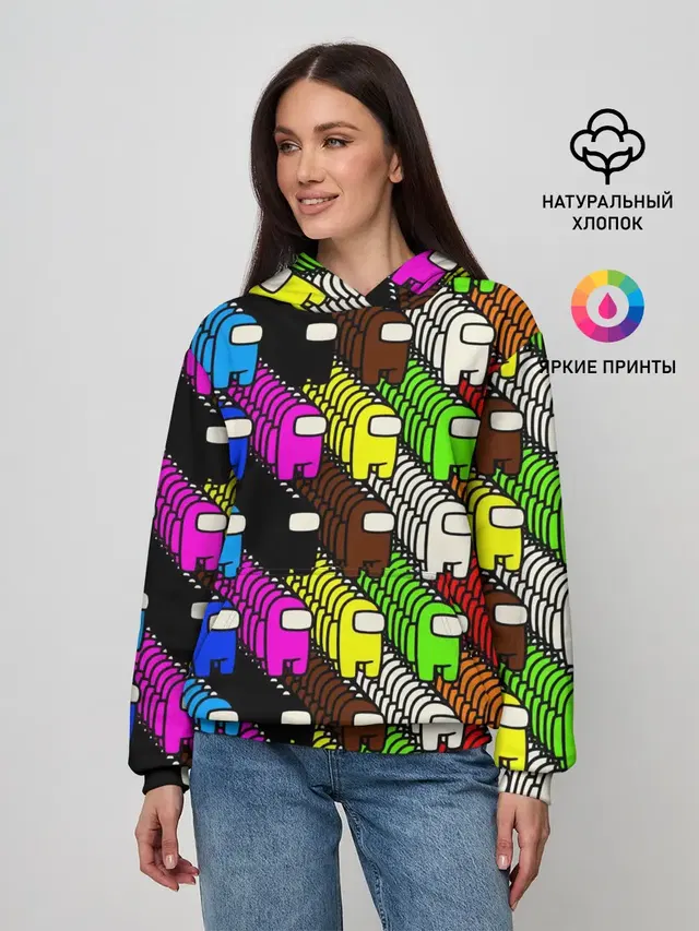 Женское худи с принтом «Pattern»