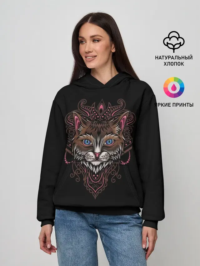 Кошка с узорами