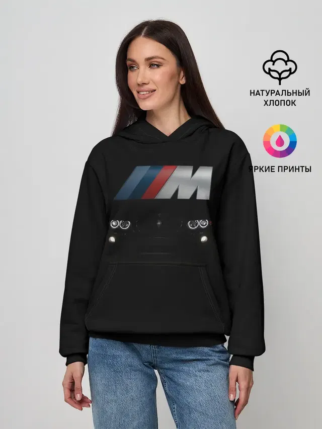 Женское худи с принтом «BMW — BMW M»