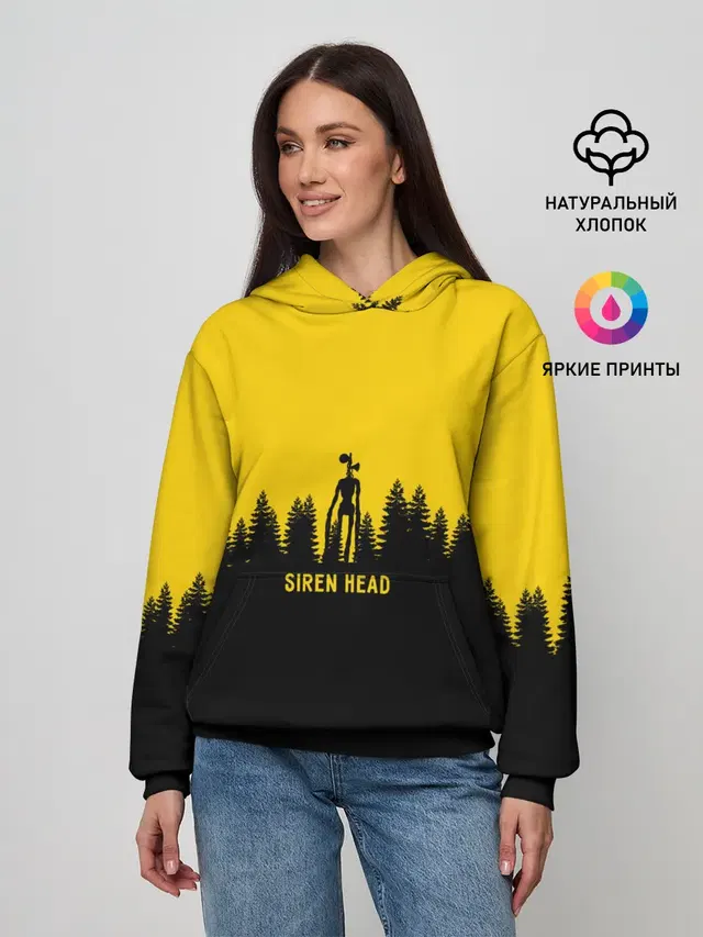 Женское худи с принтом «Siren Head»