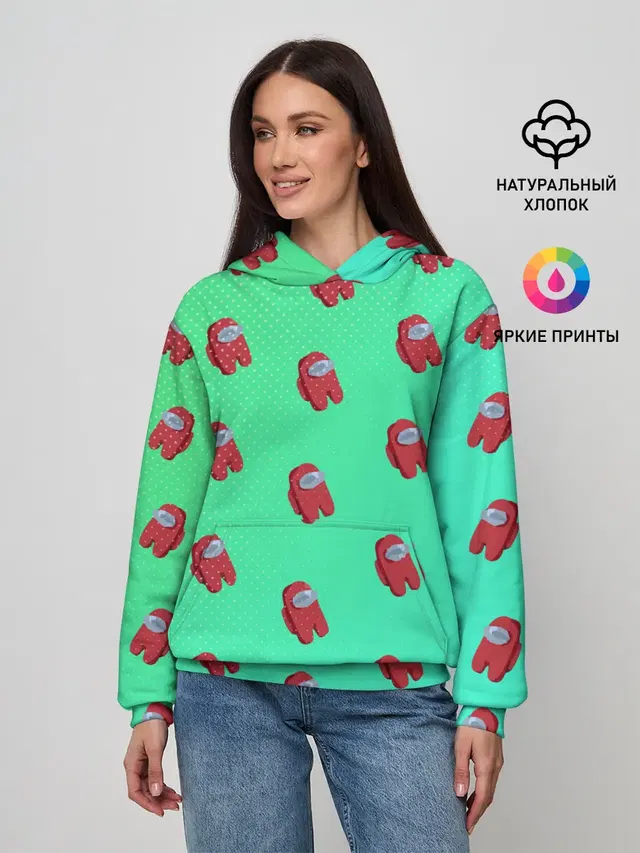 Женское худи с принтом «pattern»