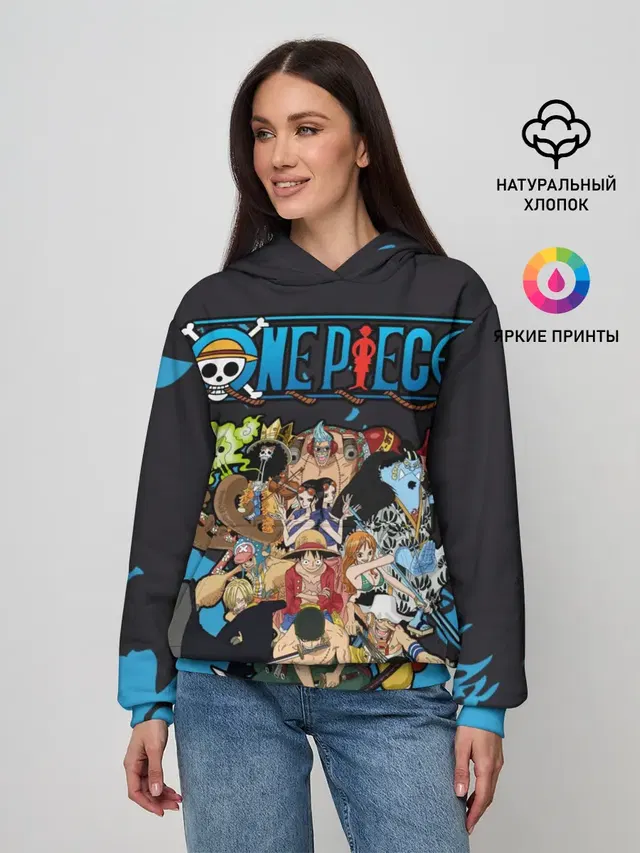 One Piece синий всплеск