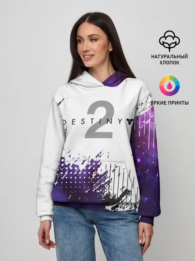 Женское худи с принтом «Destiny — DESTINY 2: BEYOND LIGHT.»