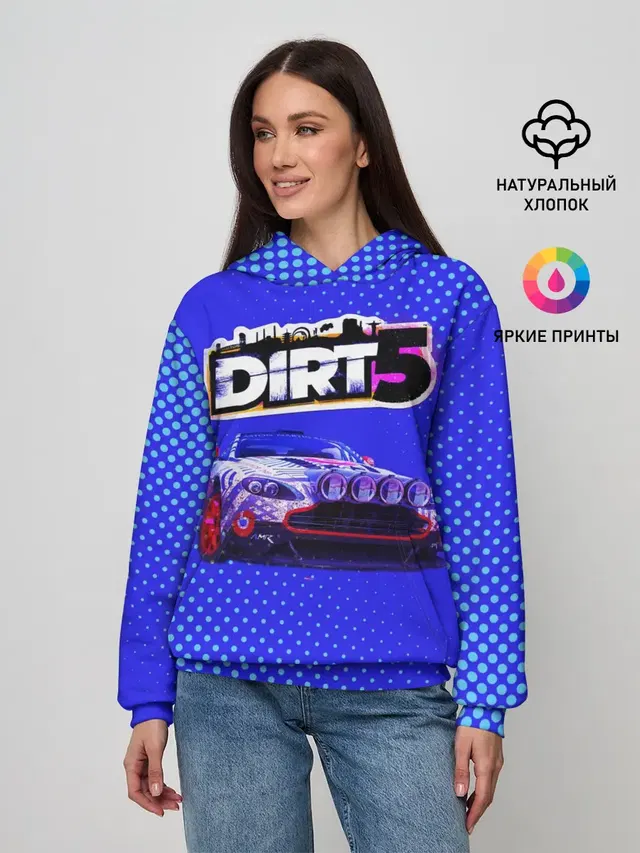 Женское худи с принтом «Dirt 5»