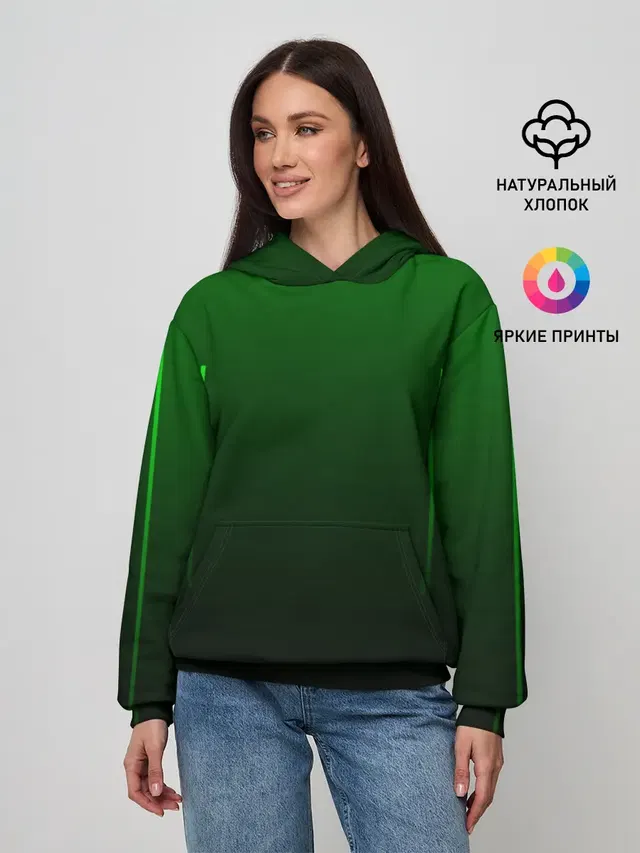 Неоновые линии на градиенте