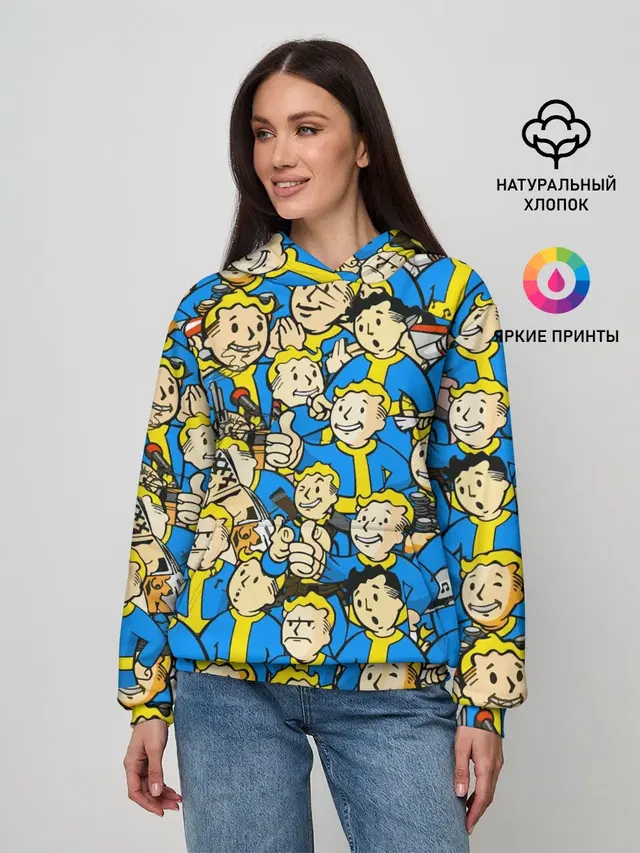 Женское худи с принтом «Fallout»