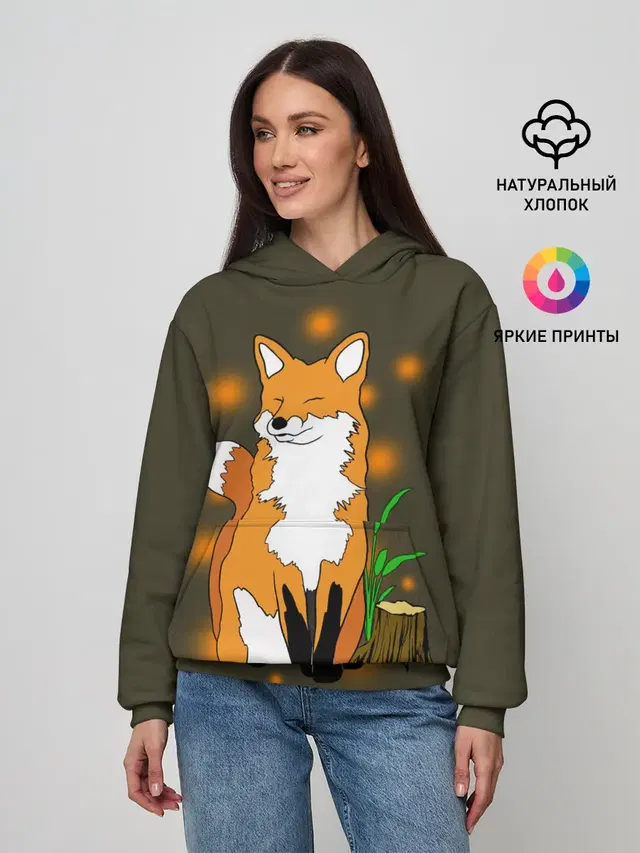 Лиса в лесу
