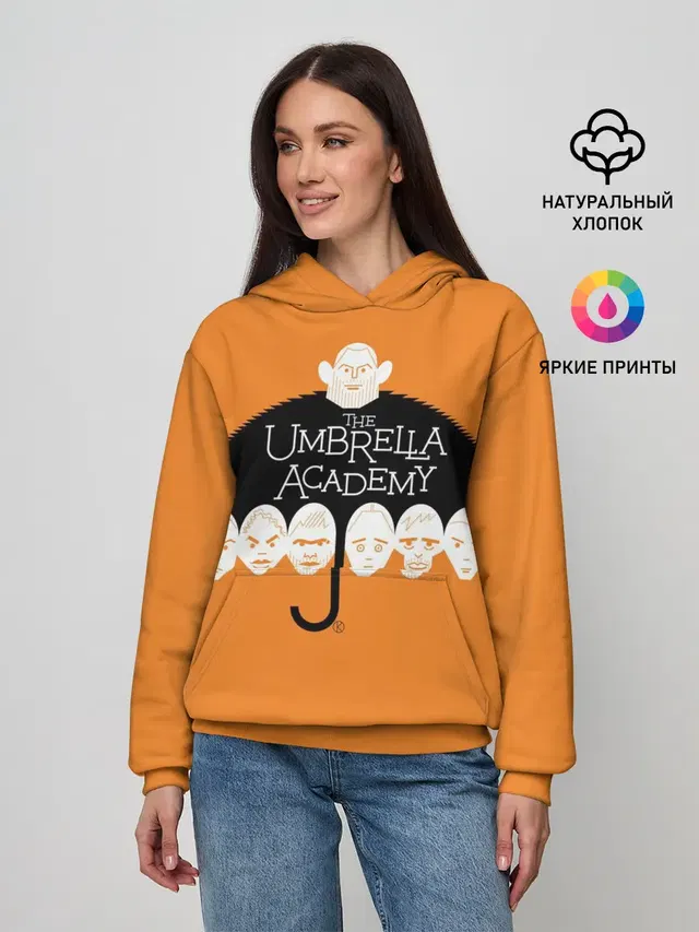 Женское худи с принтом «The Umbrella Academy»
