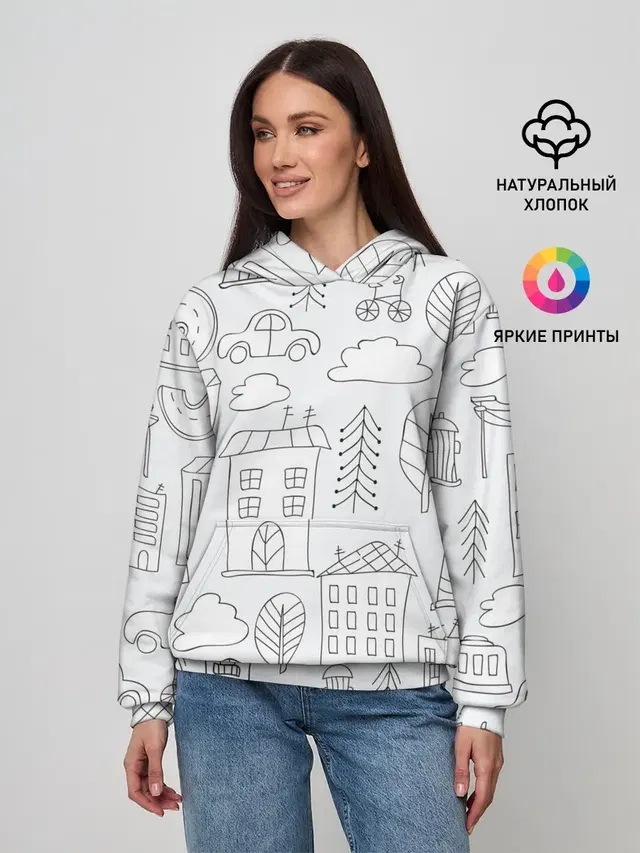 Нарисованный город