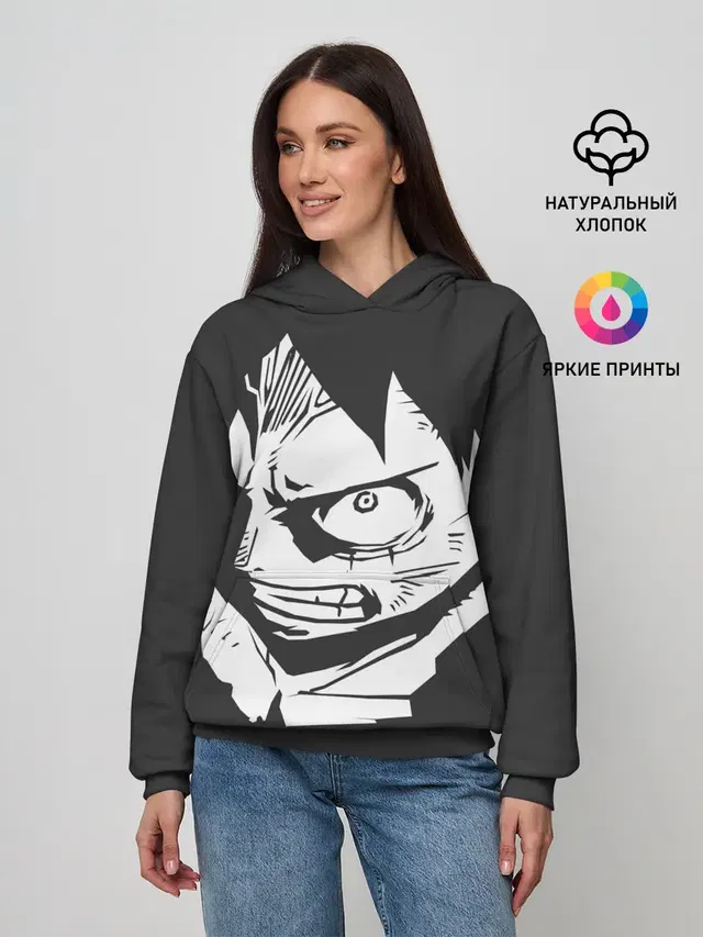 Женское худи с принтом «Ван Пис — Злой One piece»