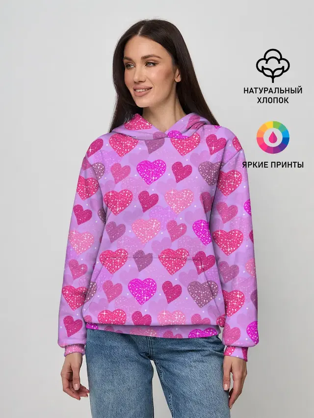 Розовые сердечки