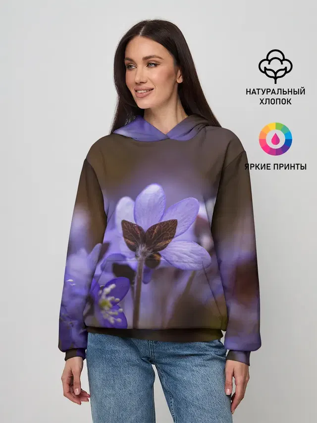 хрупкий цветок фиалка