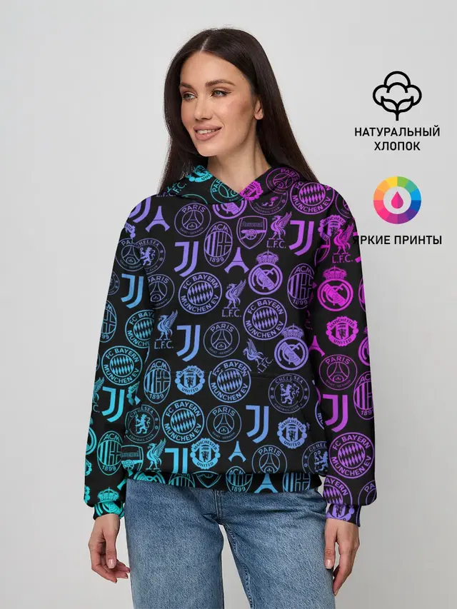 ЛОГО ФУТБОЛЬНЫХ КОМАНД НЕОН