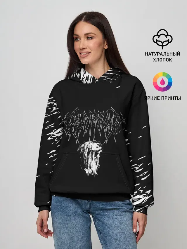 Женское худи с принтом «GHOSTEMANE»