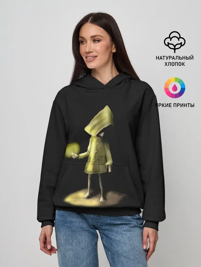 Женское худи с принтом «Lighter — Little Nightmares 2»
